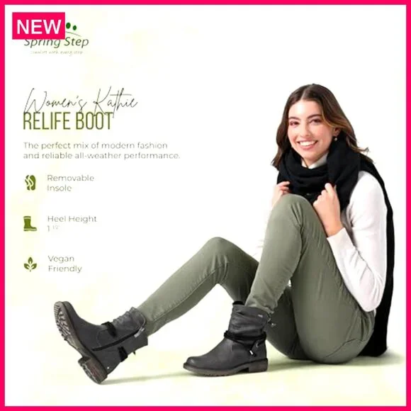 Waterproof Mid-Calf Snow Boots with Memory Foam & Faux Fur Lining